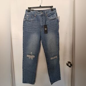 Lenox Vintage Blue Wash Jeans High Rise Slim Fit Size 28